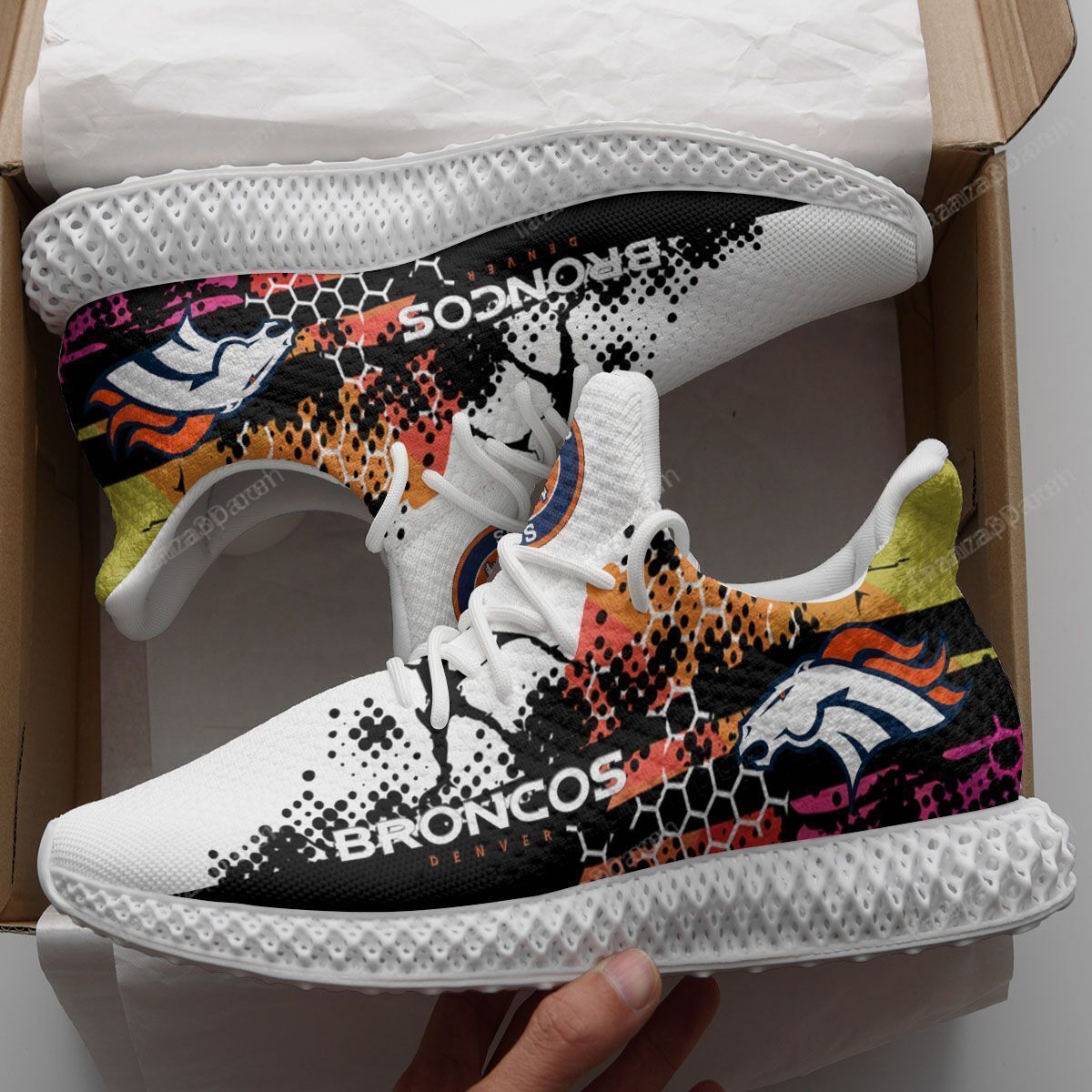 Denver Broncos 4D Future Sneakers 11