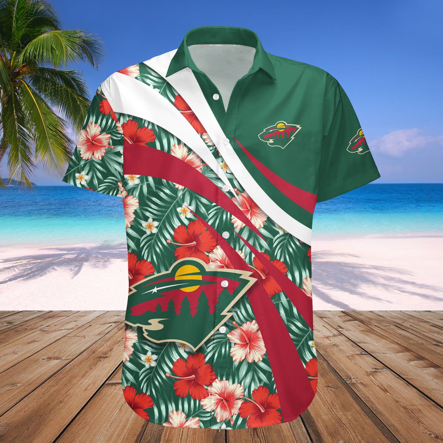 Minnesota Wild Hawaii Shirt Hibiscus Sport Style – Nhl