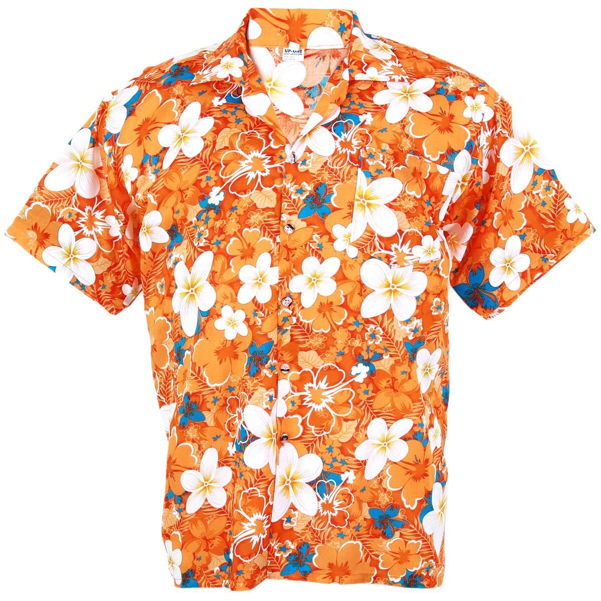 Orange Hawaiian Shirt Aloha Beach View – Jamestees Store