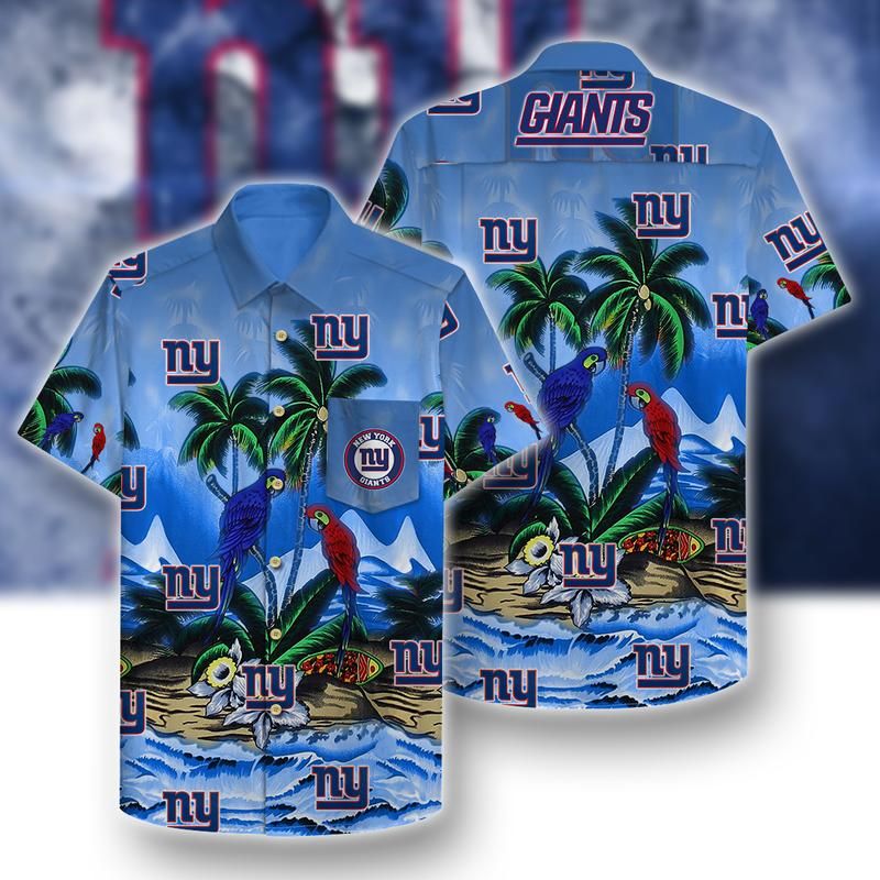 New York Giants Unisex Hawaiian Shirt PATTERN- HAWAII SHIRT-lan1