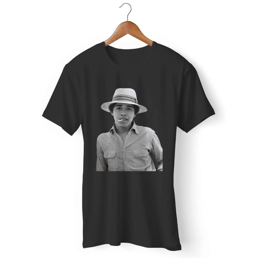 Barack Obama Pose Smoked Man’s T-Shirt