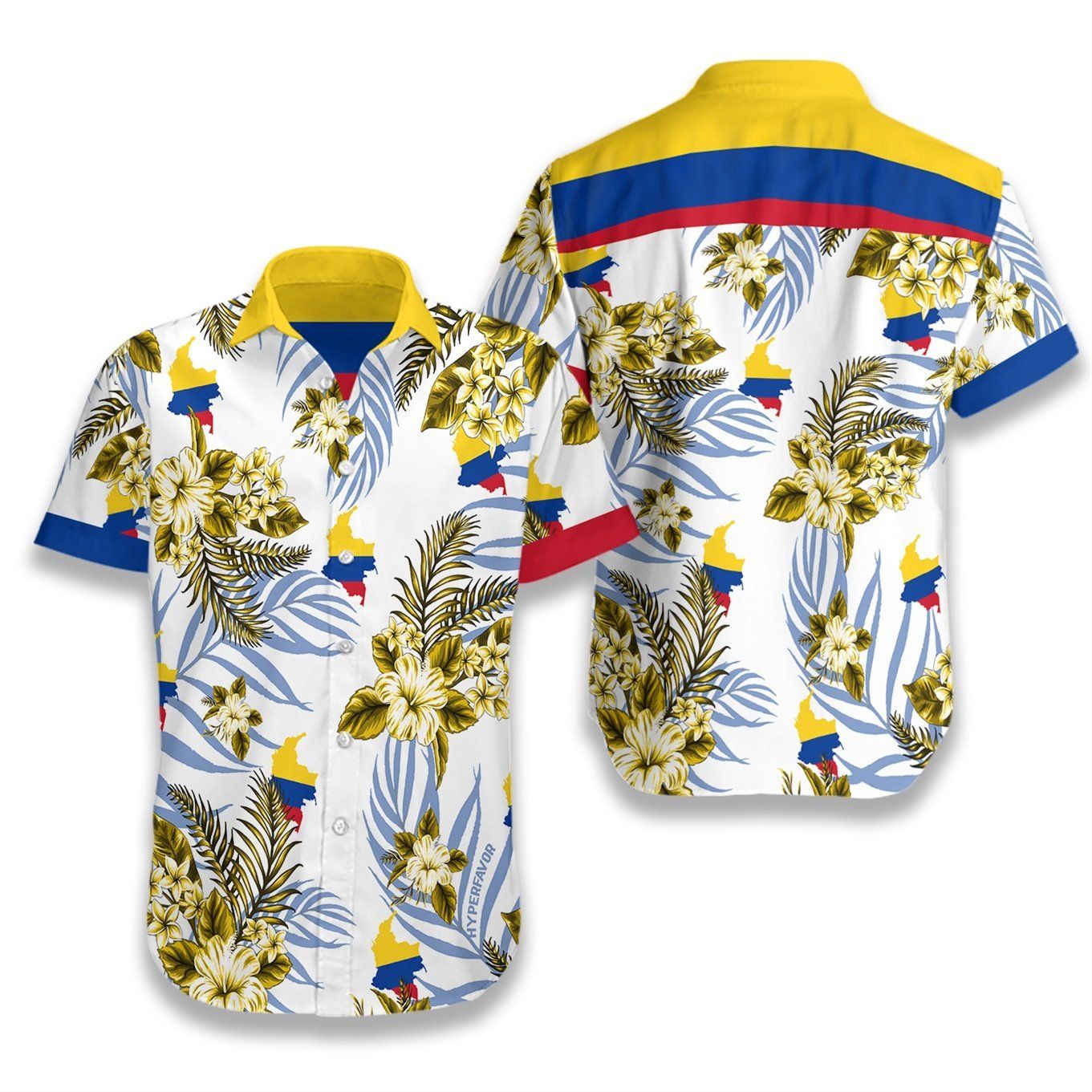 Colombia Proud 1007 Hawaii Shirt Ha101164