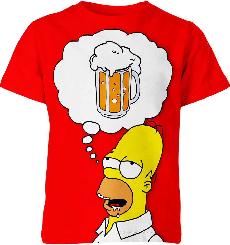 Homer Jay Simpson From The Simpsons Shirt