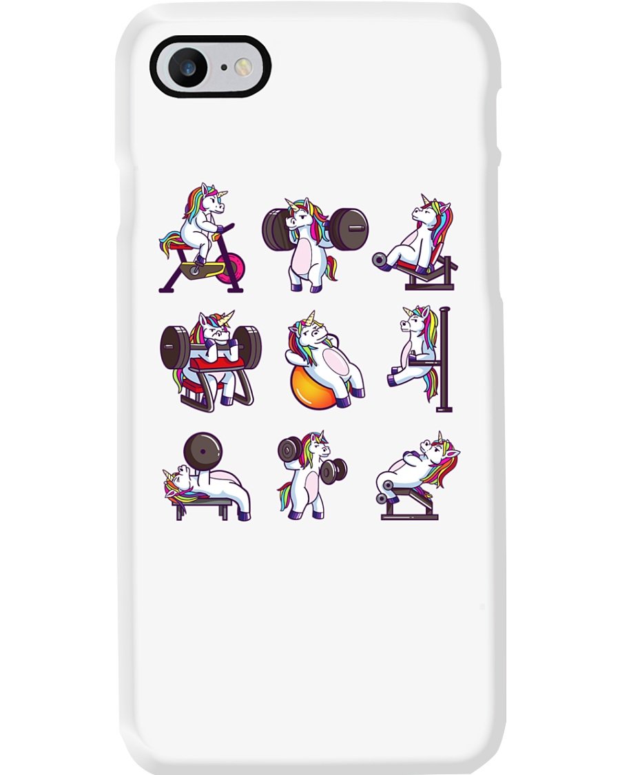 Weight Lifting Unicorn Phone Case