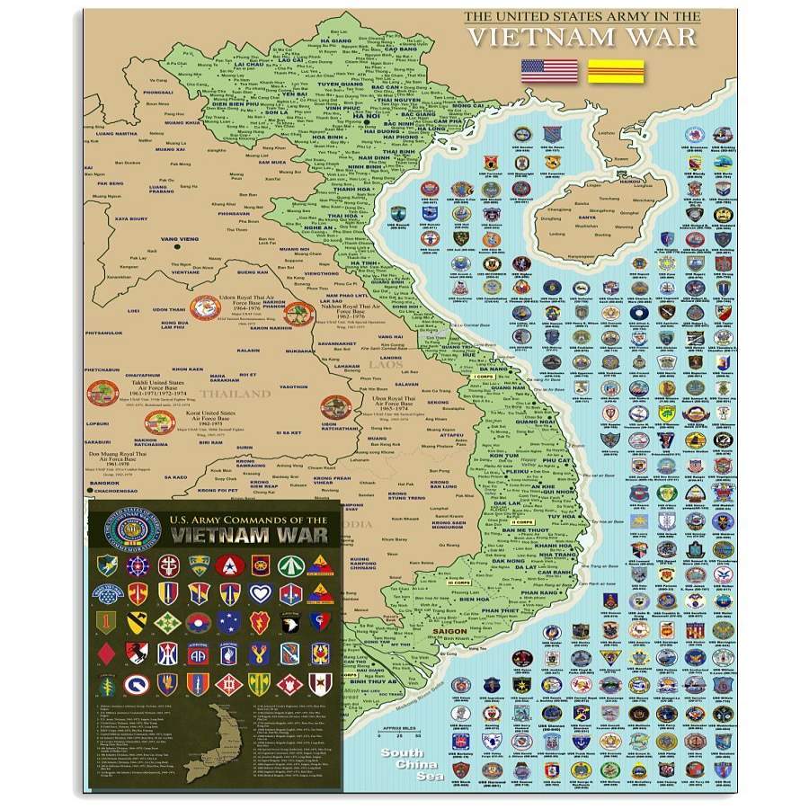 The United States Army In Vietnam War Vertical Poster - Jasaust Store