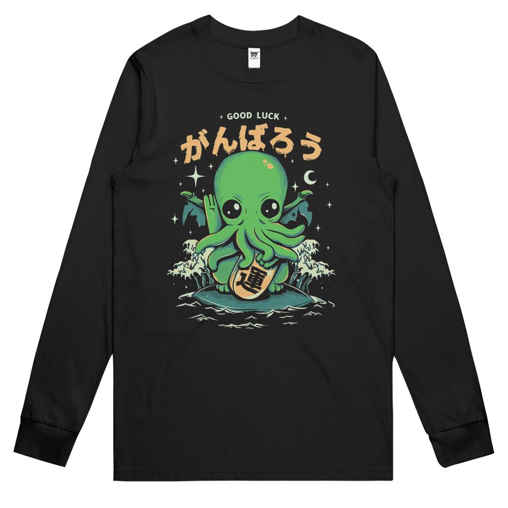 Good Luck Cthulhu Long Sleeve T Shirts