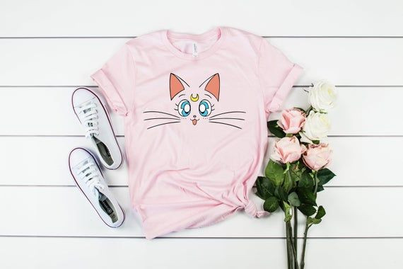 Luna Artemis Sailor Moon Shirt Sailor Moon Cute Cat Shirt Anime Shirt