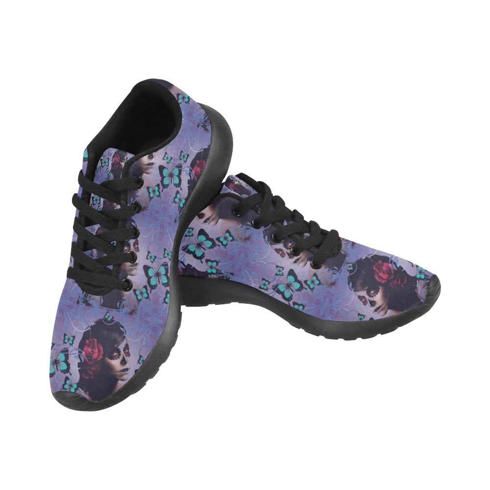 Sugar Skull Candy Black Sneakers Size 13-15 for Men