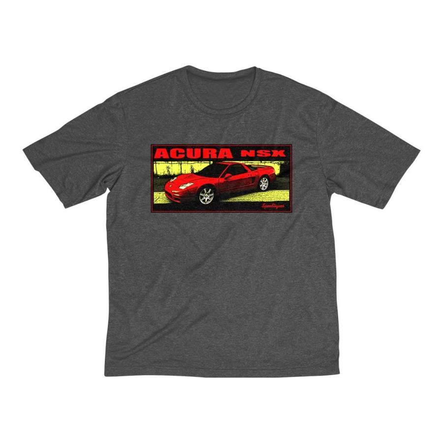 Acura NSX Men’s Heather Dri-Fit Tee by SpeedTiques