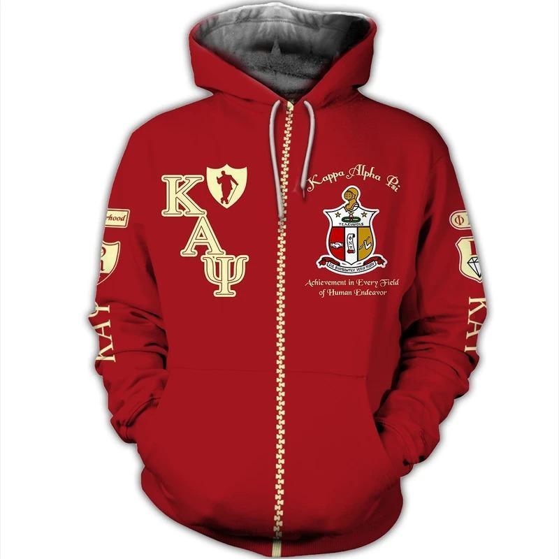 Greek Life Hoodie – Brotherhood Kappa Alpha Psi Zip Hoodie