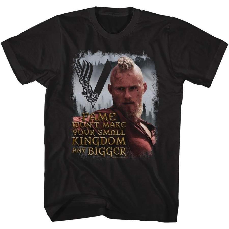 Vikings Shirt Bjorn Quote Adult Short Sleeve T-Shirt