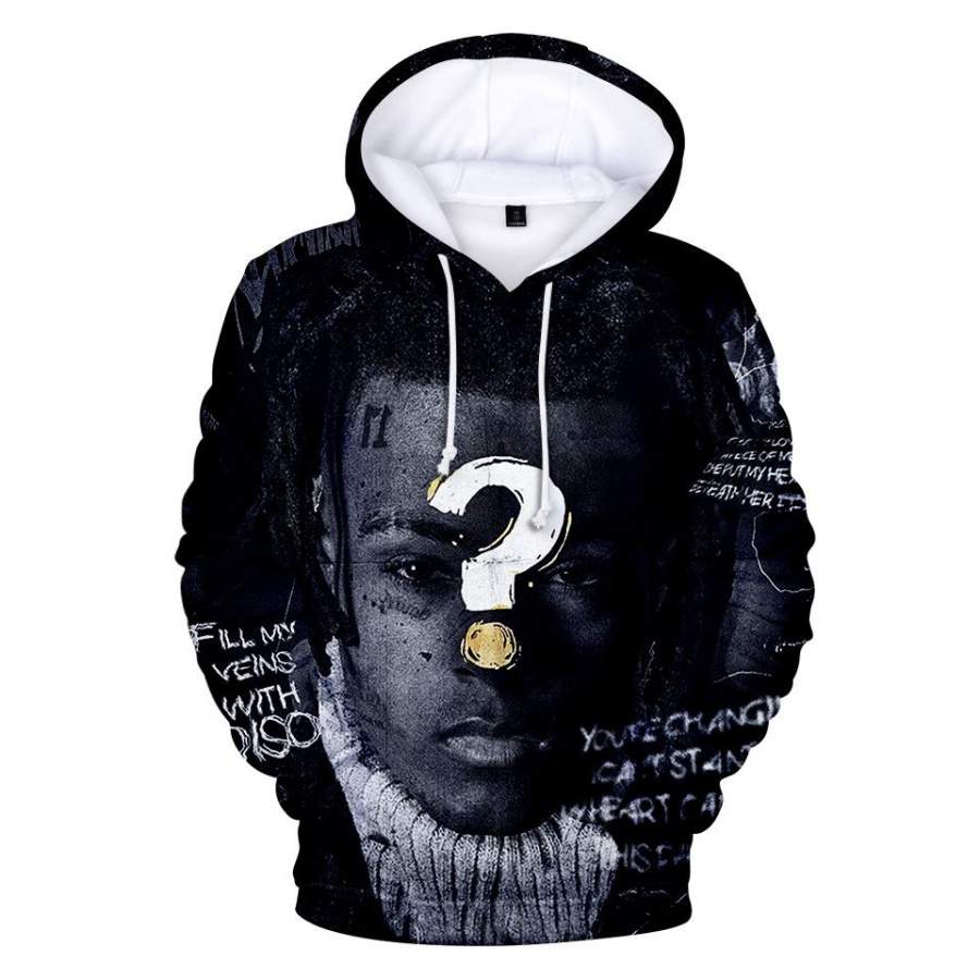 Xxxtentacion Hoodie Unisex 3D Pullover Sweatshirt