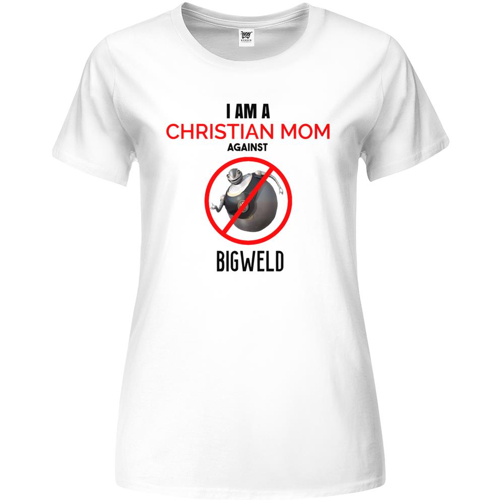 Christian Mom Against Bigweld Premium Womens T Shirts