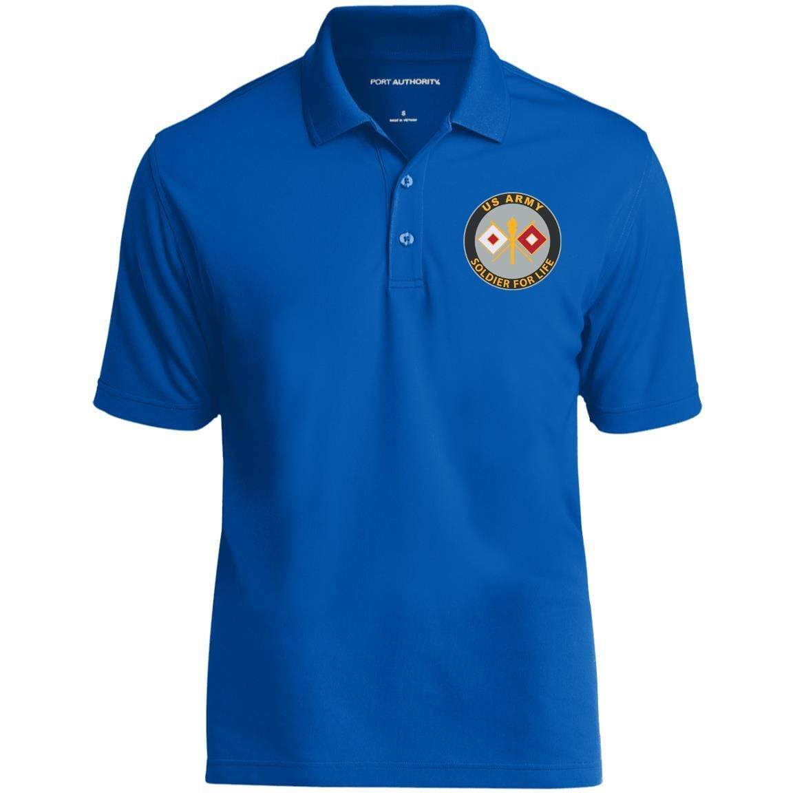 US Army Signal Corps Soldier For Life Embroidered Port Authority® Polo ...