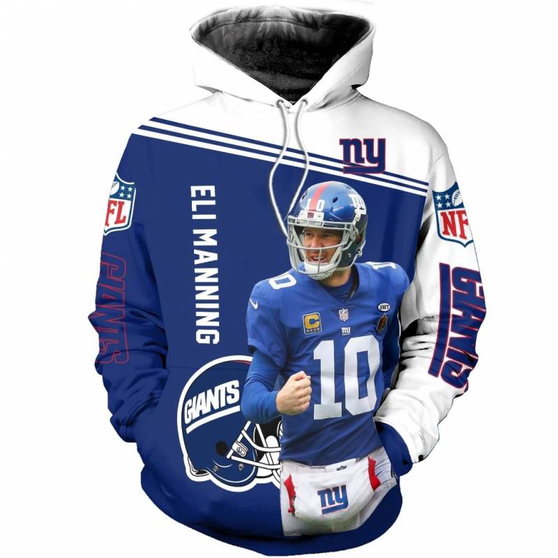 Eli Manning New York Giants All Over Printed