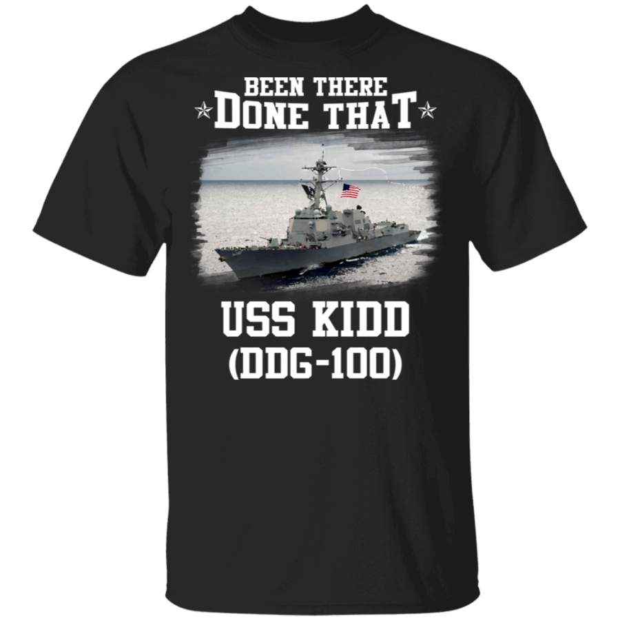 USS Kidd DDG-100  Veterans Day Christmas Gift T-Shirt