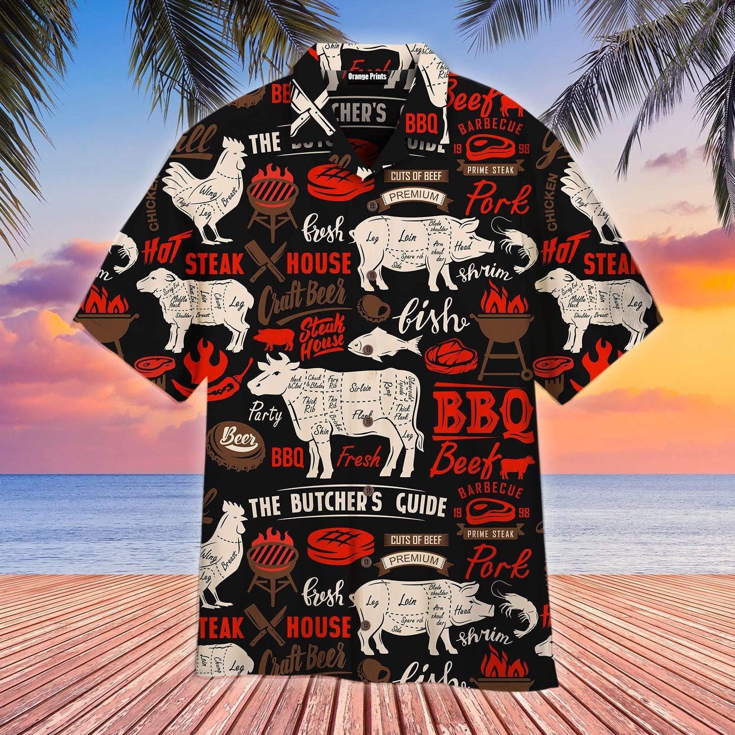 I Love The Smell Of Bbq In Morning Barbeque Hawaii Shirt For Men Women Ha95648