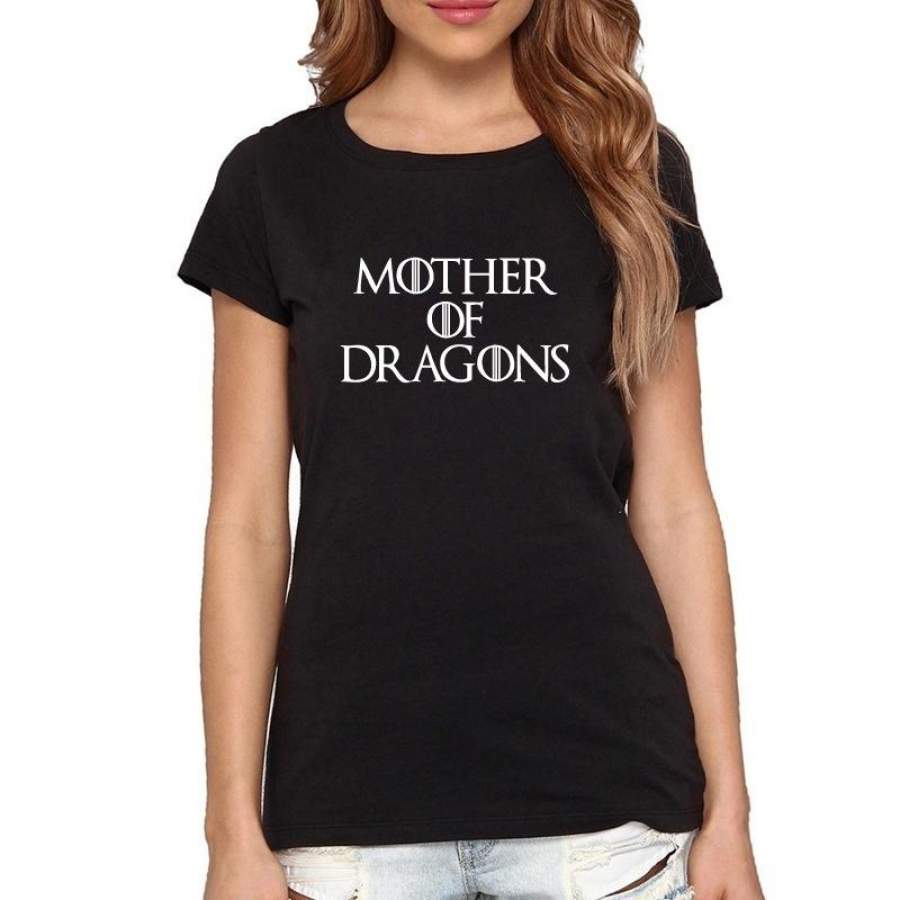 Mother Of Dragons Personalized English Letters Men And Women Street T-Shirt Shirt Christmas Gift Mother’S Day Gift(S-Xxxl)