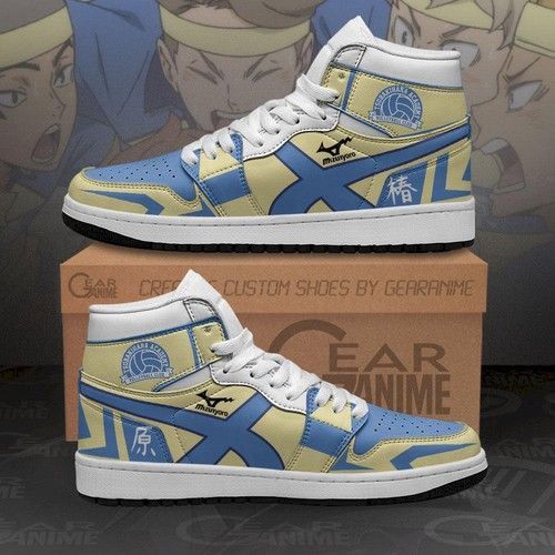 Tsubakihara Academy Jordan Sneakers Haikyuu Custom Anime Shoes Mn10 Jordan Sneaker