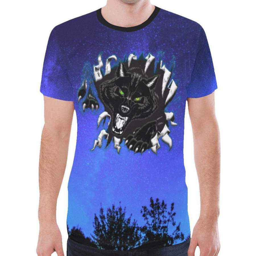 Viking T-shirt – Fenrir In The Sky A6