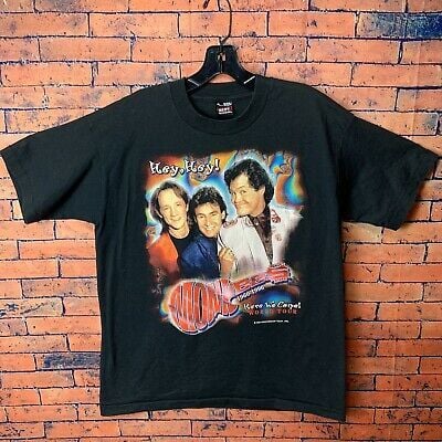 Vintage Monkees – Here We Come Tour 1996 T-shirt | 2-sided | Single Stitch | L 2039