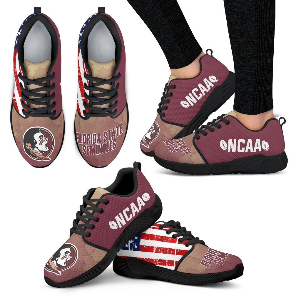 Awesome Fashion Florida State Seminoles Shoes Athletic Sneakers