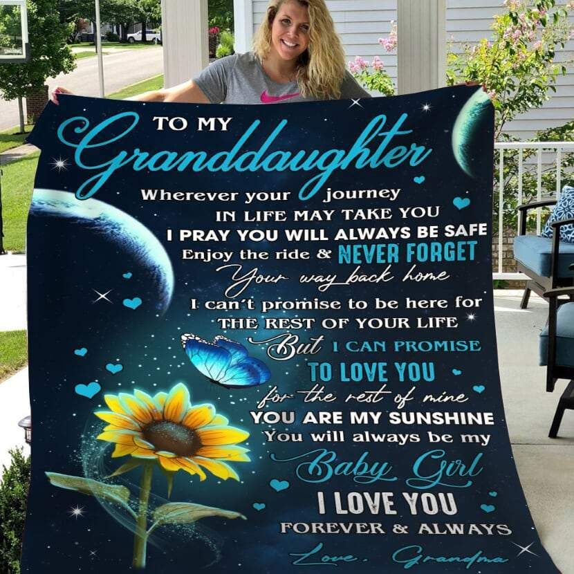 Blanket Grandma To Granddaughter Wherever Your Journey In Life May take ...