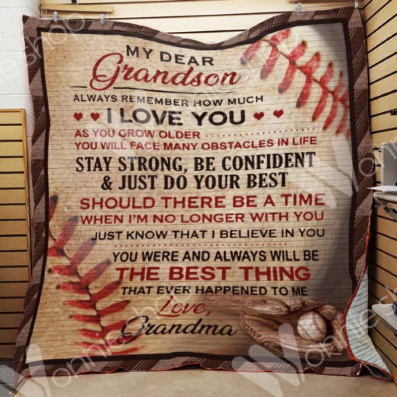 Baseball Grandson Blanket NOV2603 85O33