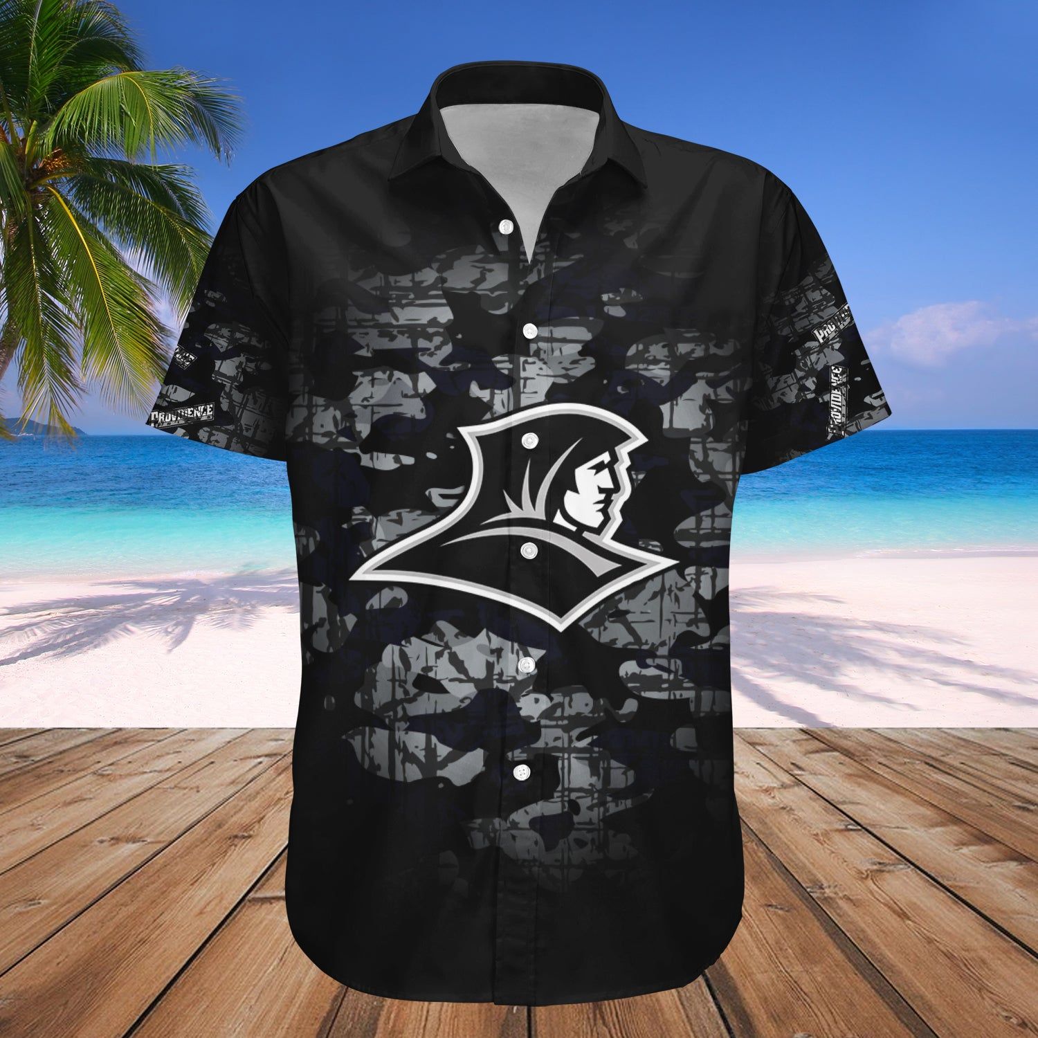 Providence Friars Hawaii Shirt Camouflage Vintage – NCCA