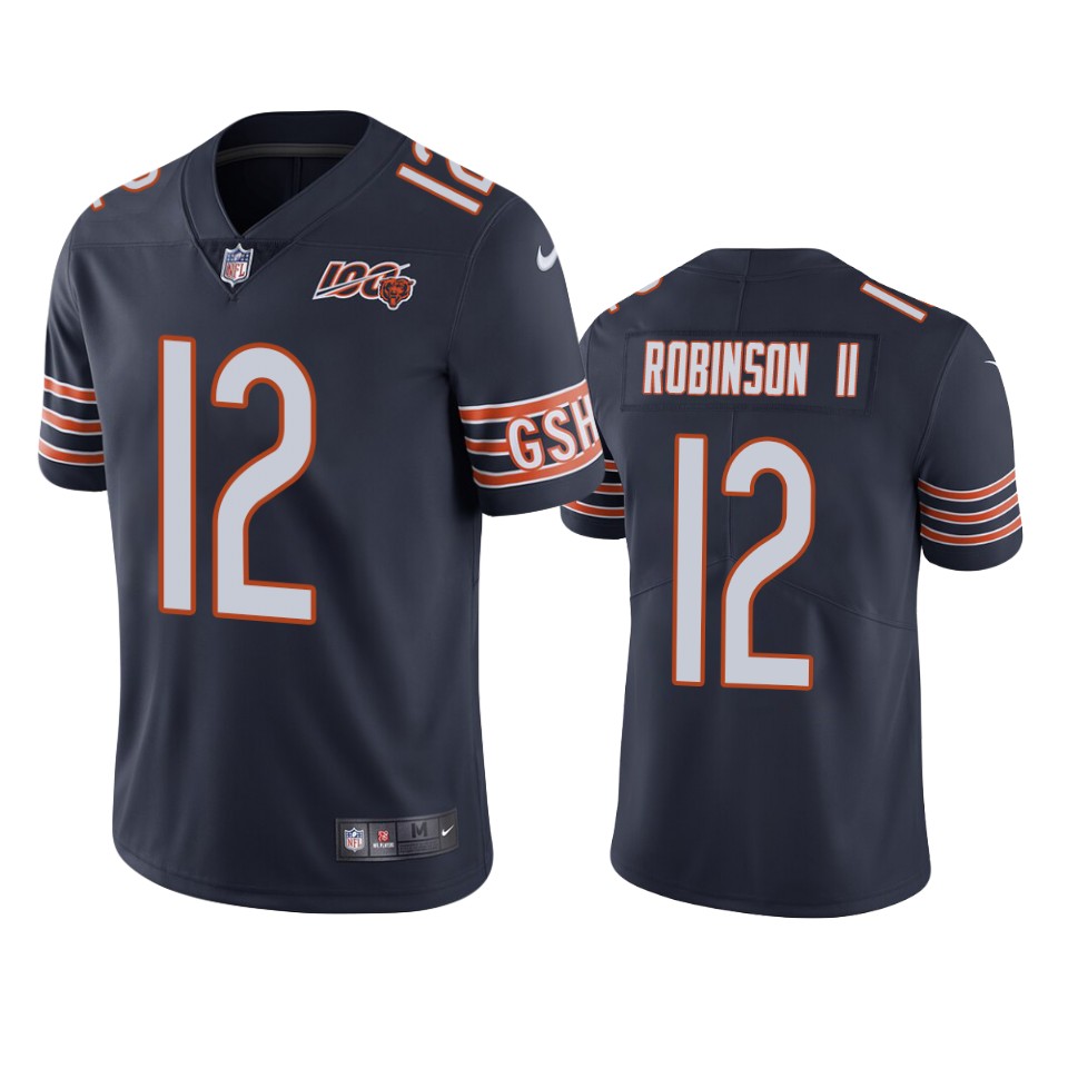 Chicago Bears Allen Robinson Navy 100th Season Limited Jersey – Mens