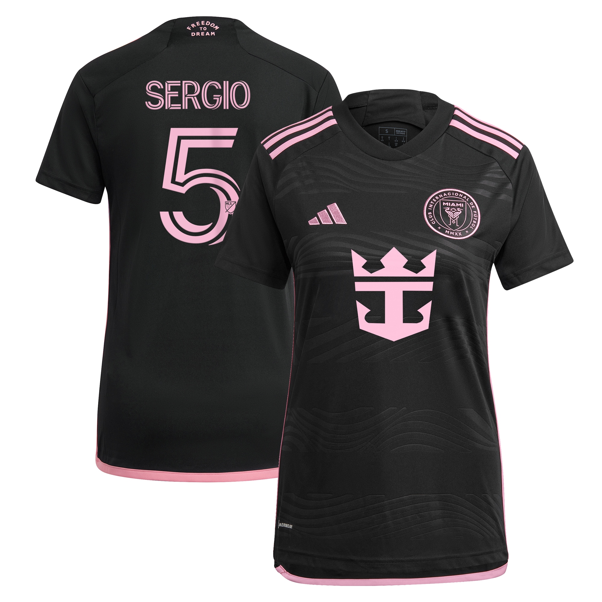 Sergio Busquets Inter Miami CF Women's 2024 La Noche Replica Player Jersey – Black