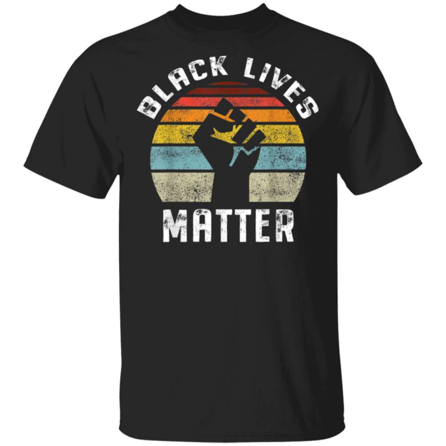 Black Lives Matter Retro Vintage TShirt