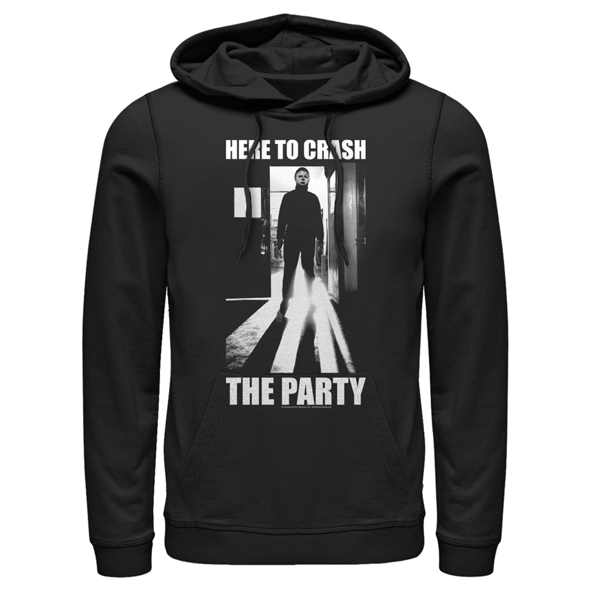 Halloween Men’S Ii Michael Myers Crash The Party  Pull Over Hoodie