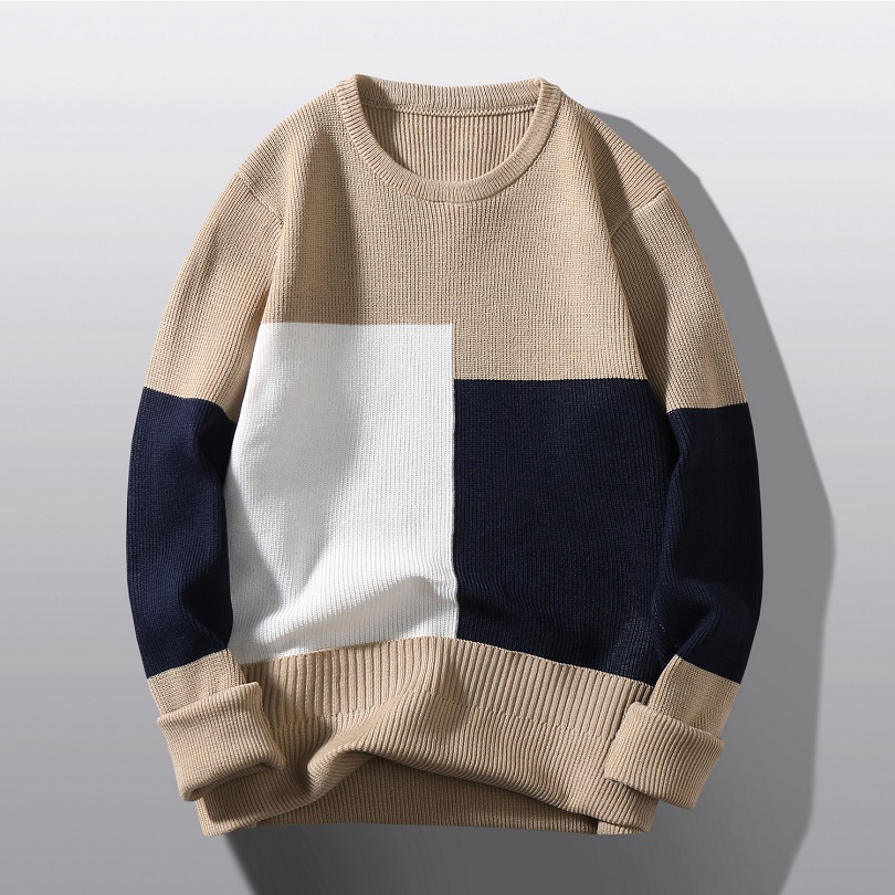 2022 Men High Street Knitting Sweater Autumn Winter Warm Pullover Loose White Couple Multi Styles Sweater alx