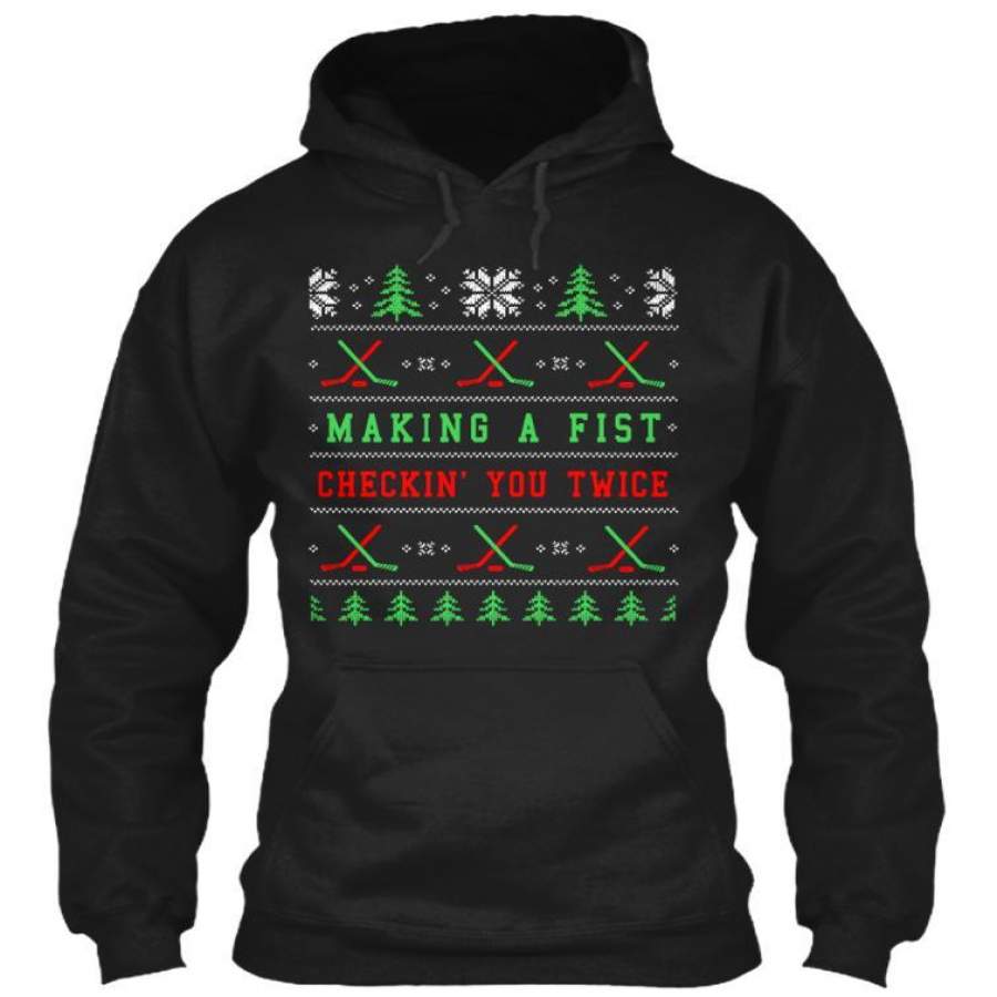 Ugly Christmas Hockey Sweater Hoodie Christmas Gift Ideas