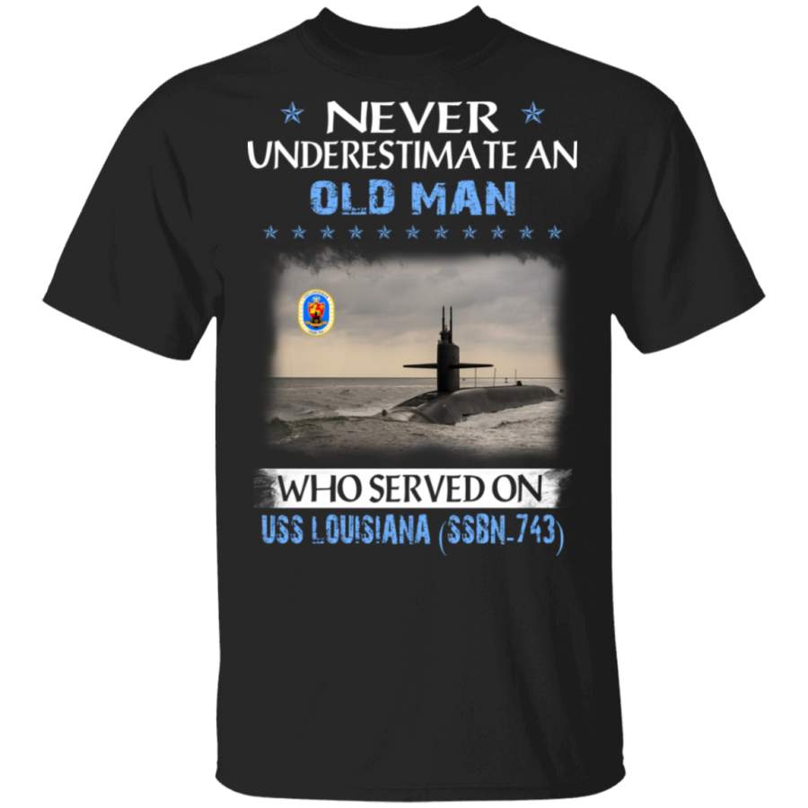 USS Louisiana SSBN-743 Veterans Day Christmas Gift T-Shirt