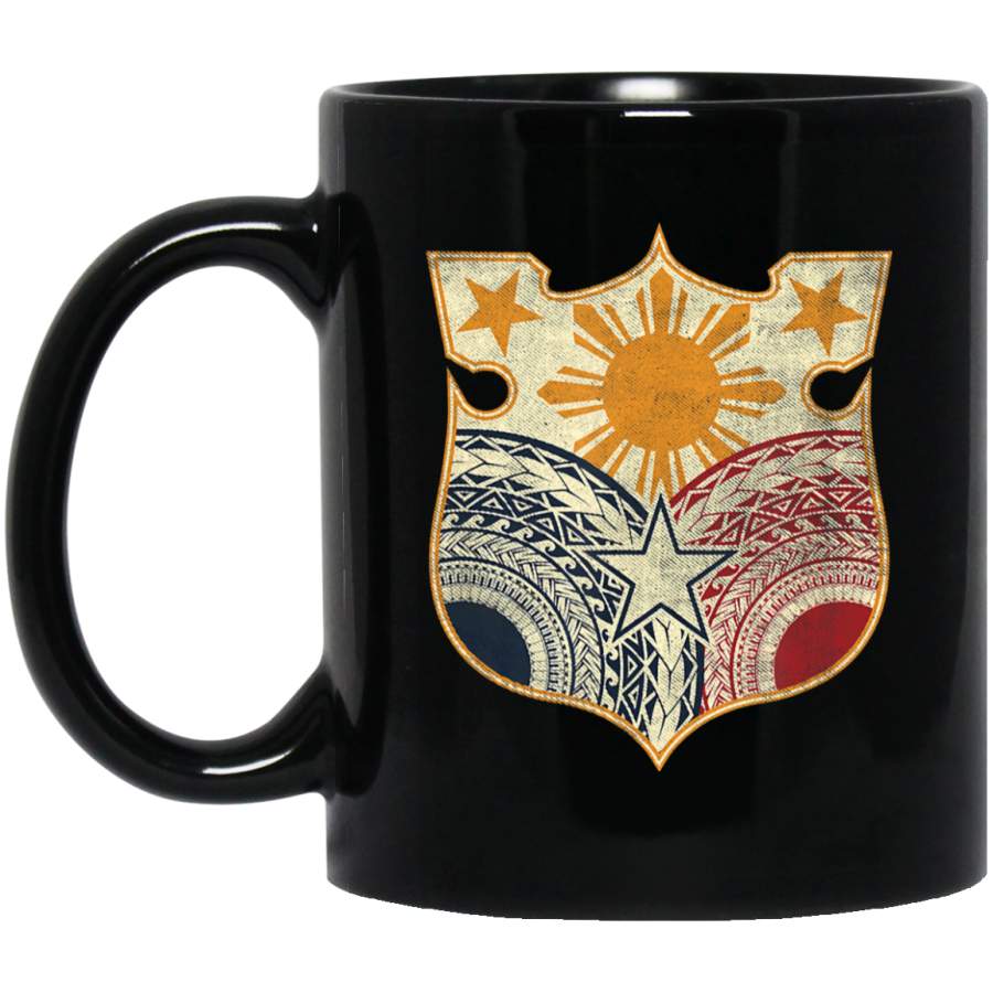 Vintage Filipino Flag – Filipino Heritage T _2589 Coffee Mug