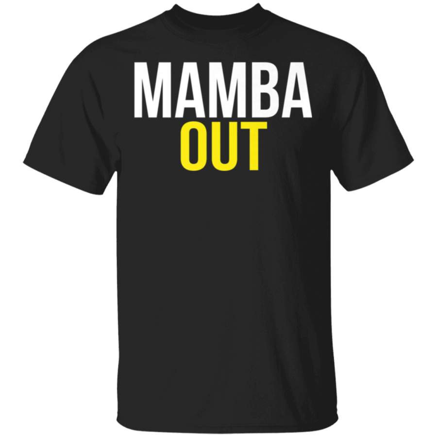 MAMBA OUT Basketball Fans TShirt Men Last Game Shirt