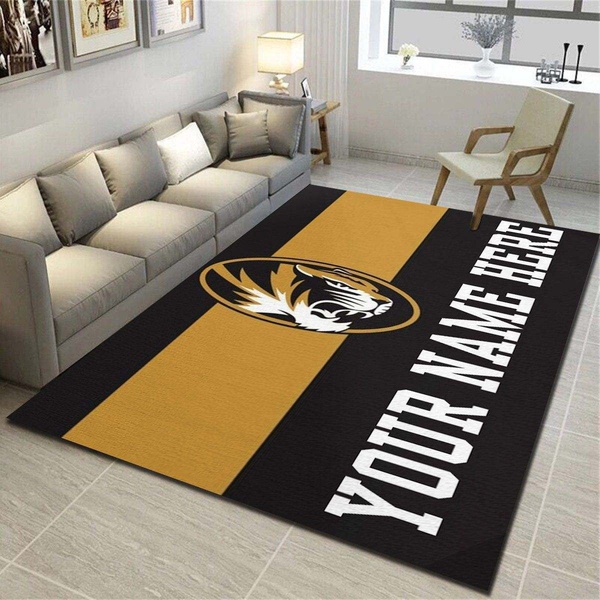 Missouri Tigers Personalized Rug,Team Living Room Carpet,Customized Floor Mat