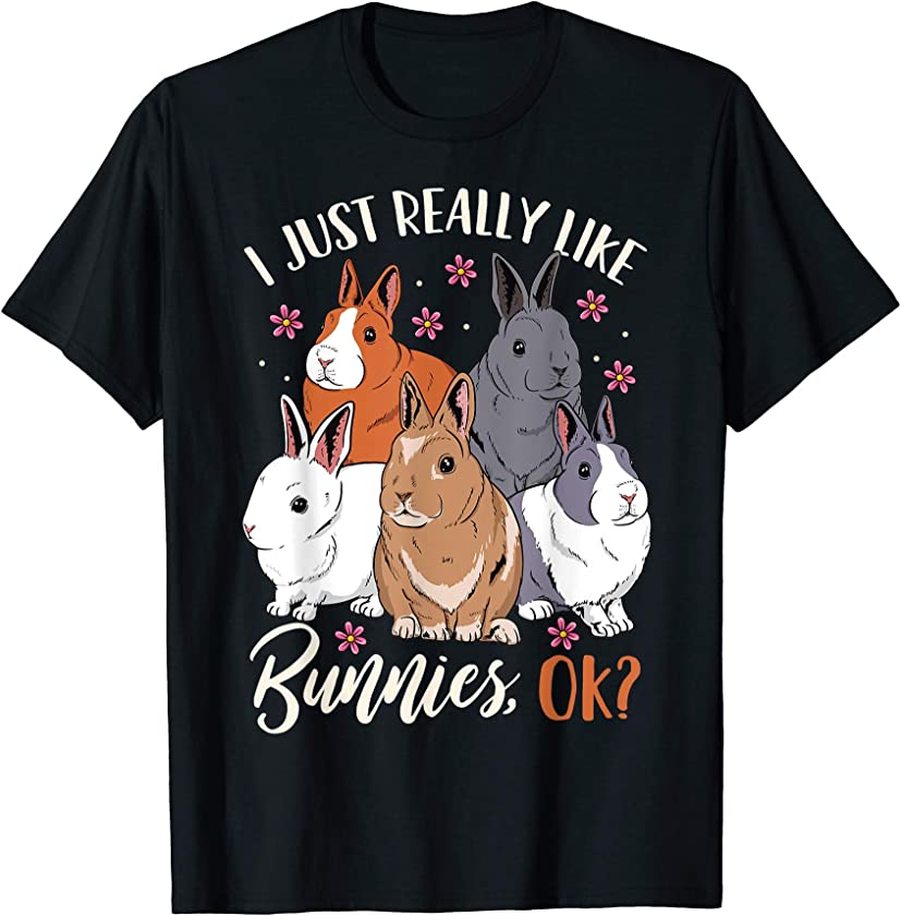 Rabbit Bunnies Rabbit Lover Rabbit Mom T-Shirt