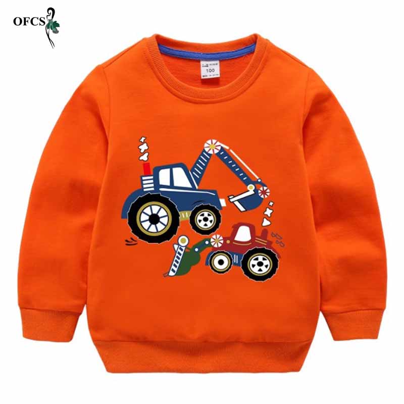 Children’s Sweater Baby Boys Cartoon Printed Pullover T Shirt Girls Casual Long Sleeve Cotton Tops Child Sport Knitwear Clothes alx