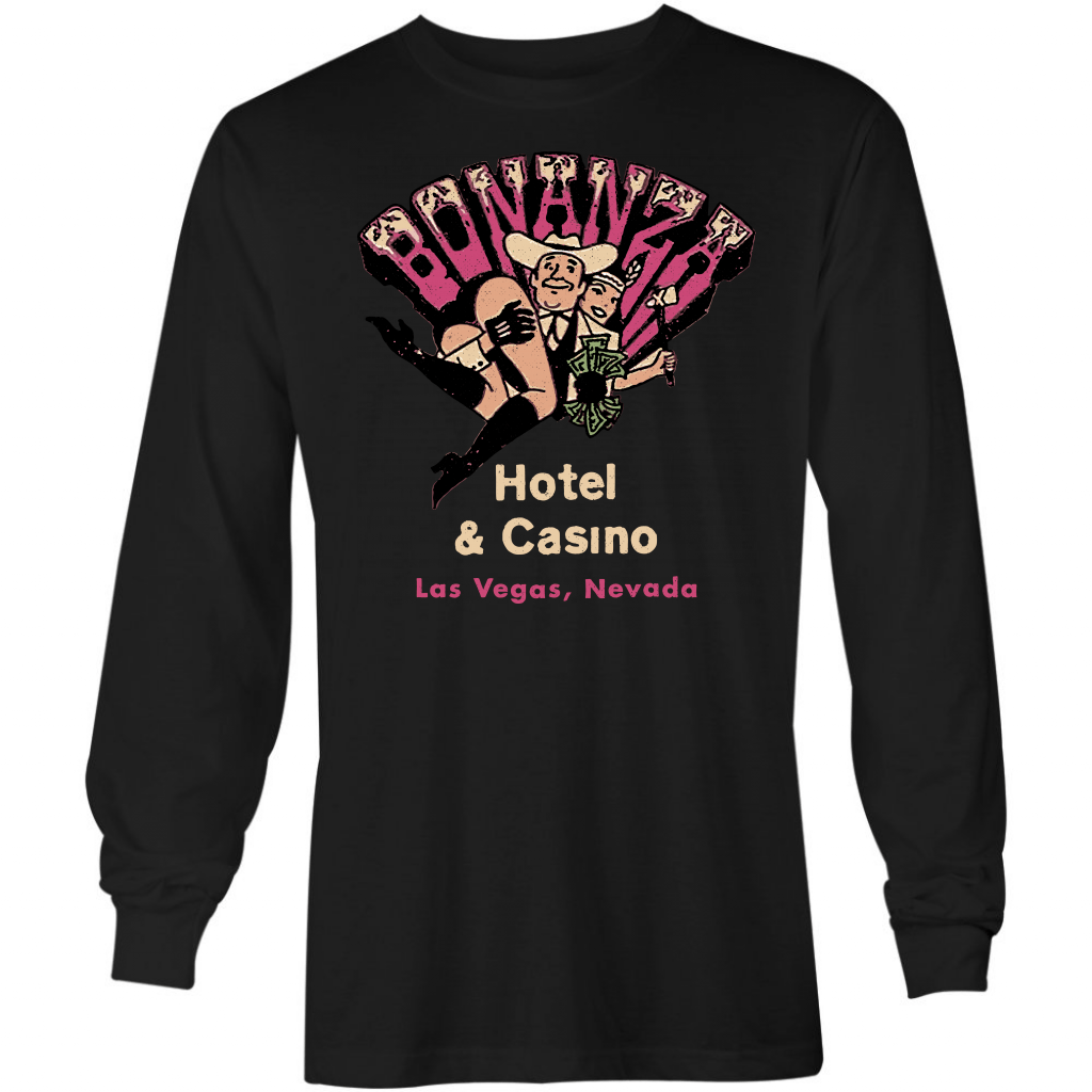 Bonanza Hotel & Casino – Vintage Las Vegas – Long Sleeve T-Shirt