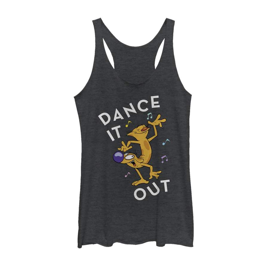 CatDog Women’s Dance It Out  Racerback Tank