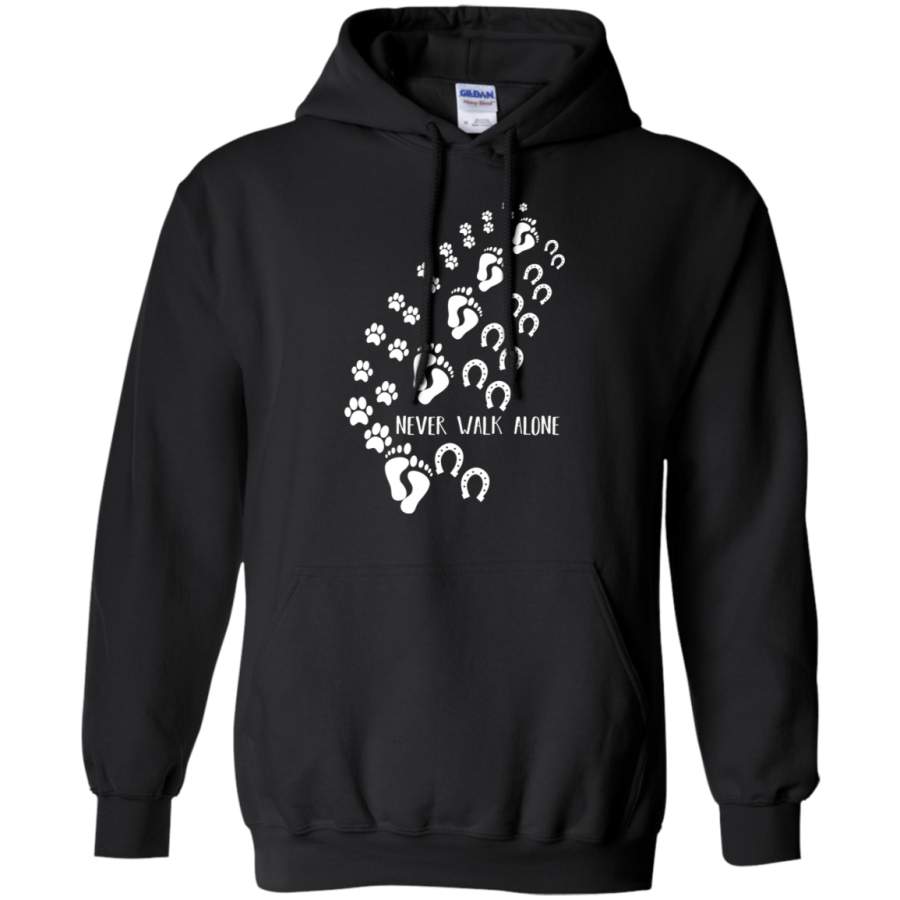 AGR Never Walk Alone Horses Hoodie