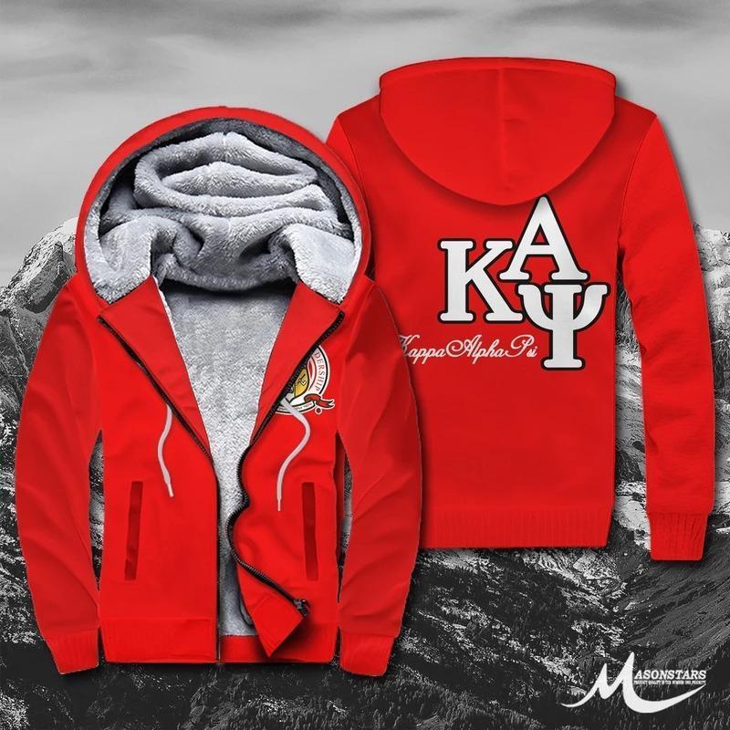 Greek Life Hoodie – Unique Kappa Alpha Psi Fraternity Sherpa Hoodie J5