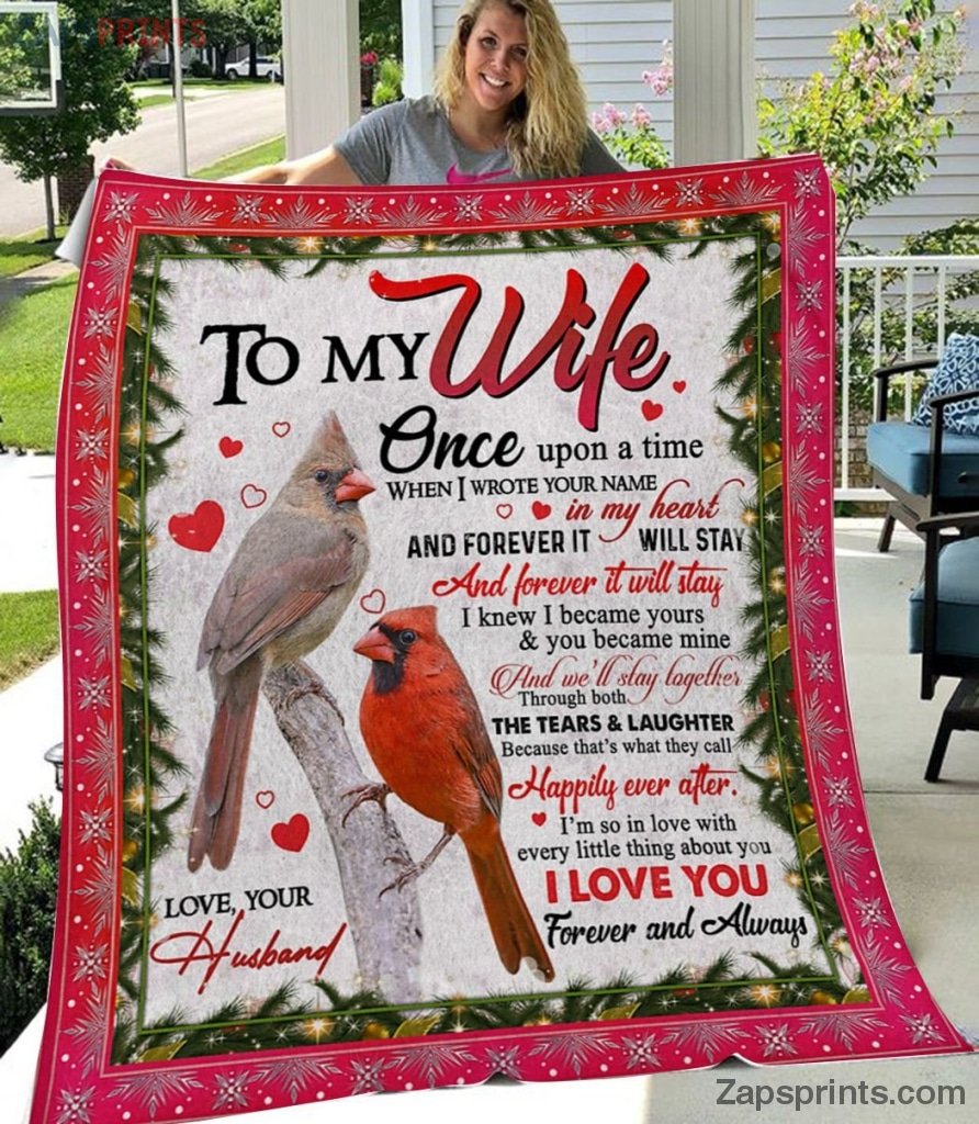 Gift For Wife – Christmas Gift – To My Wife – Cardinal – I Love Every Little Things About You – Blanket