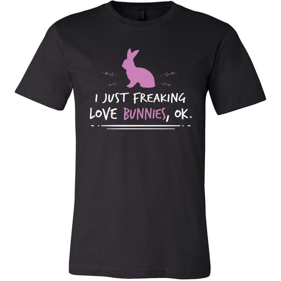 Rabbit Shirt – Freakin Love Bunnies – Animal Lover Gift