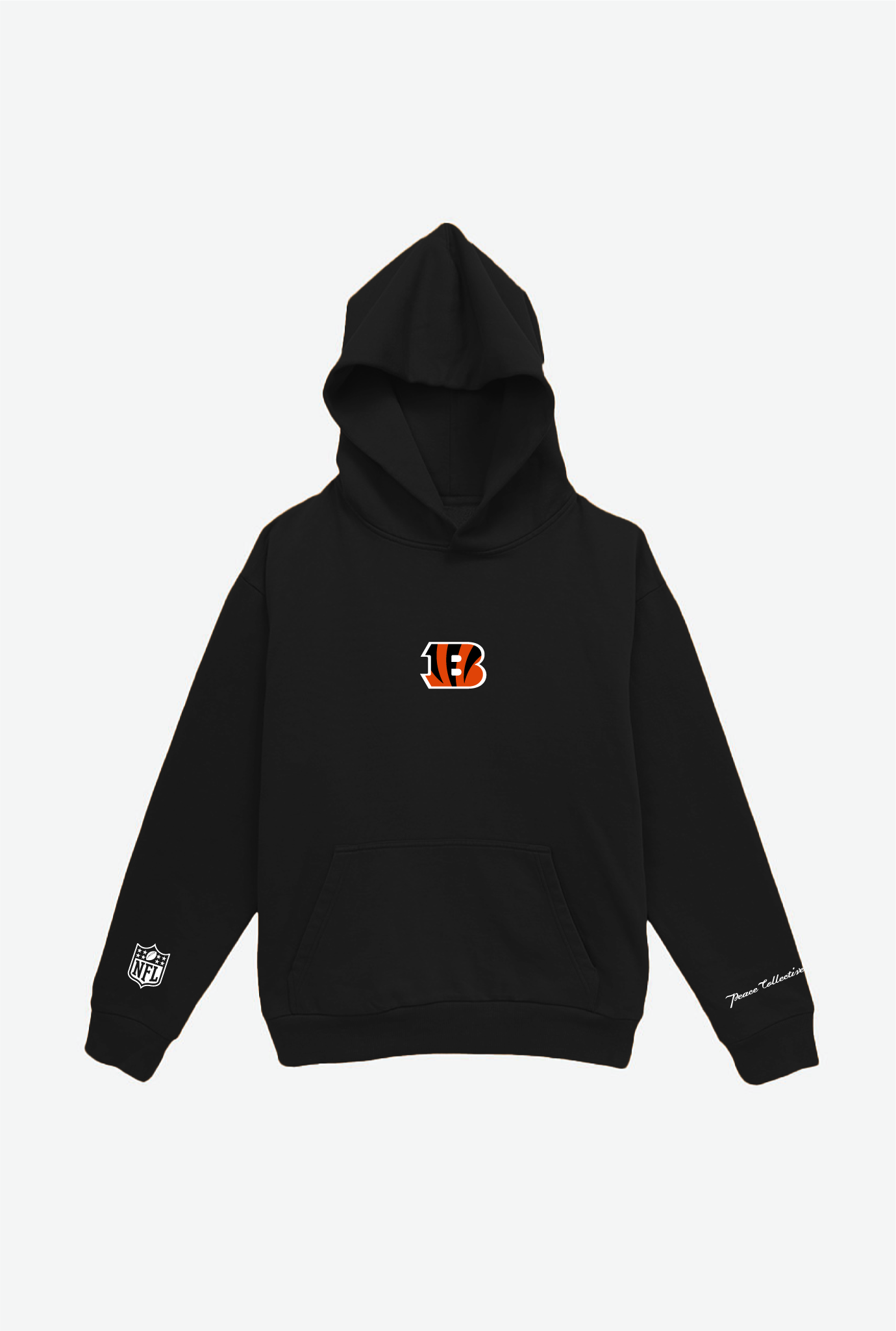 Cincinnati Bengals Logo Heavyweight Hoodie – Black