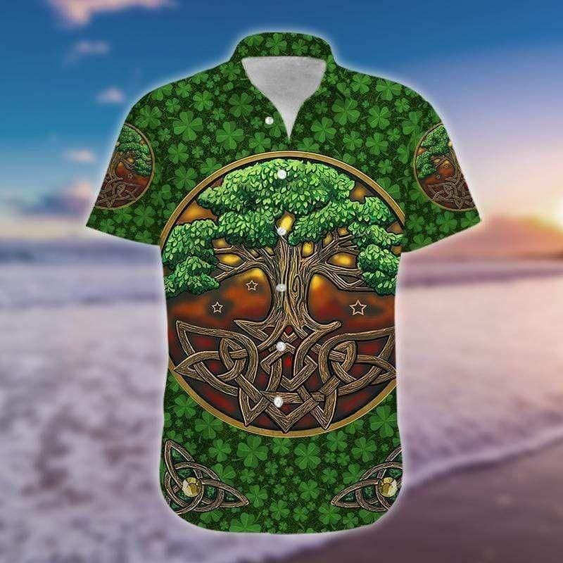 Tree Of Life Aloha Hawaiian Shirt Colorful Short Sleeve Summer Beach Casual Shirt For Men And Women