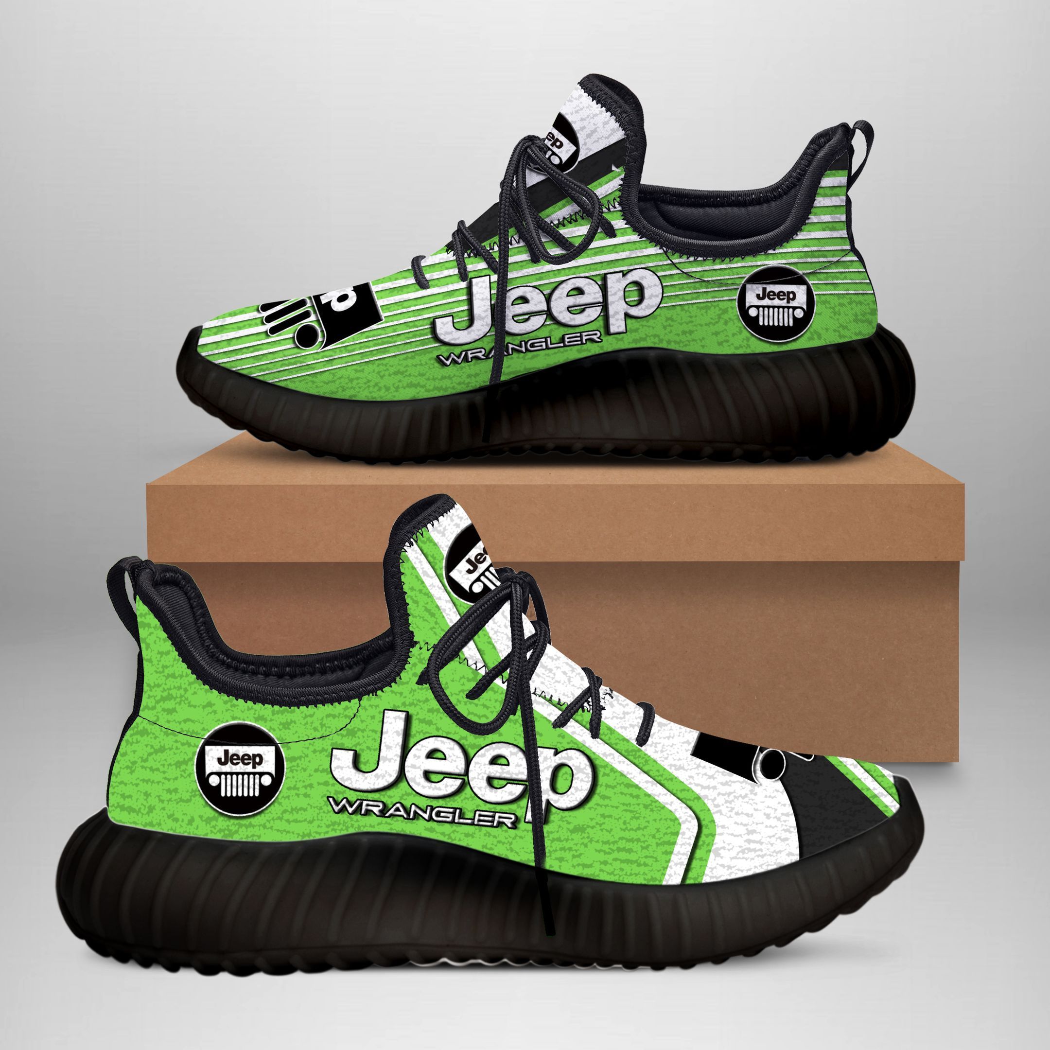 Jeep Wrangler  Yz Boost Ver 3 (Green)